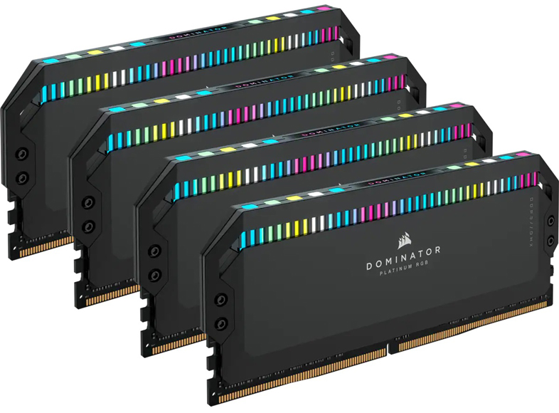 DDR5 6600MT/s 64GB(16GBx4) UDIMM 32-39-39-76 XMP 3.0 DOMINATOR PLATINUM RGB DDR5 Black 1.4V