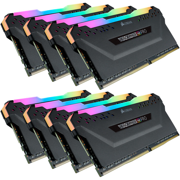 DDR4-3200MHz デスクトップPC用 メモリ VENGEANCE RGB PRO シリーズ 32GBx8