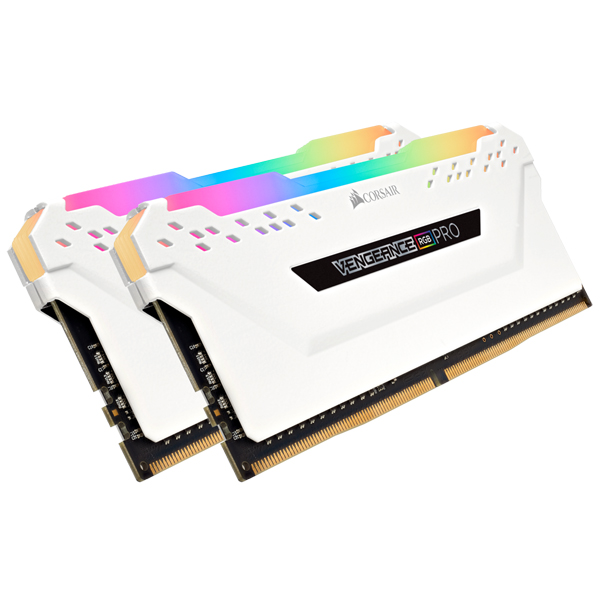 DDR4 3200MHz 16GBx2 DIMM Unbuffered 16-20-20-38 XMP 2.0 VENGEANCE RGB PRO White 1.35V
