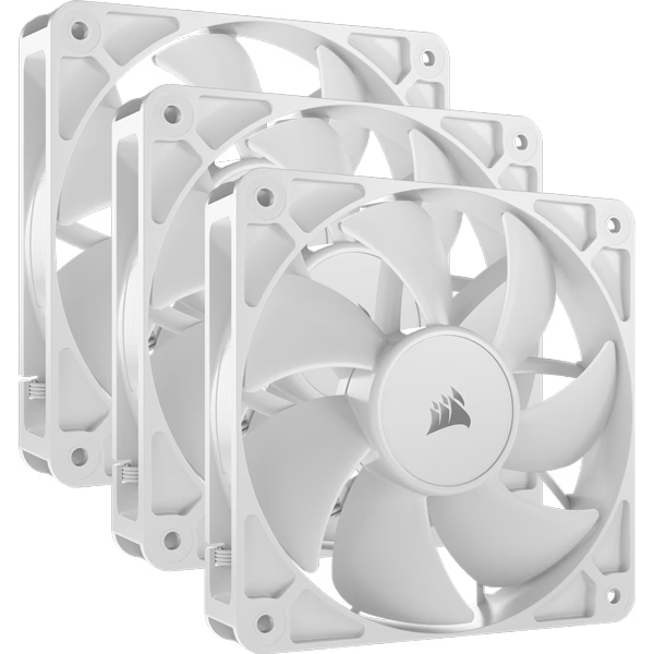 PCケースファン RS120 WHITE Triple Fans