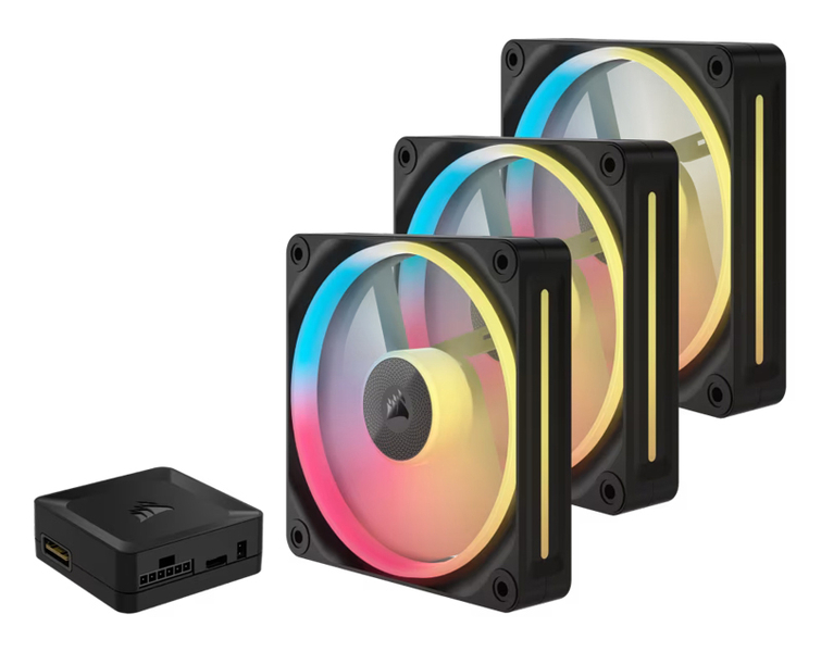 PCケースファン iCUE LINK LX120-R RGB Triple Reverse Fans Starter Kit