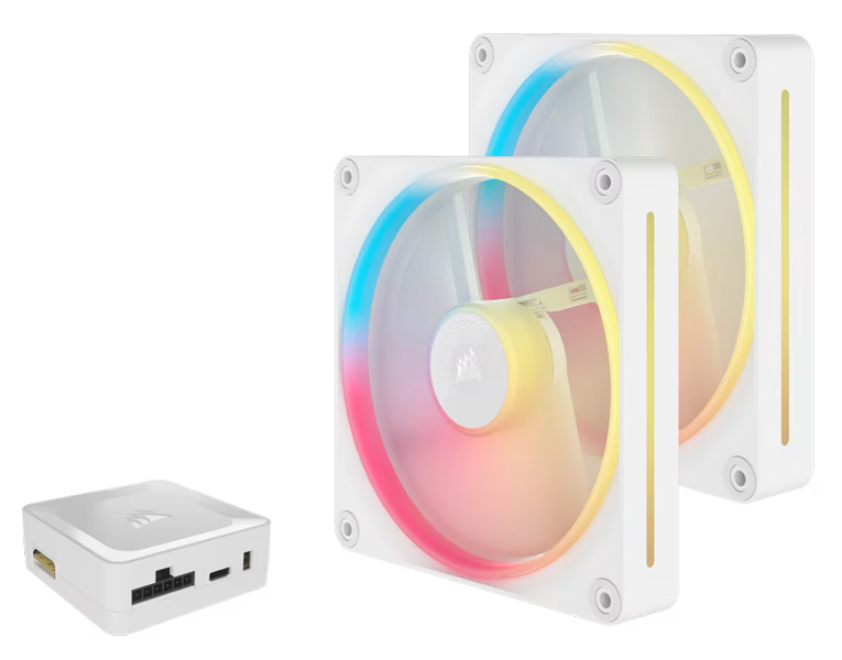 PCケースファン iCUE LINK LX140-R RGB WHITE Dual Reverse Fans Starter Kit