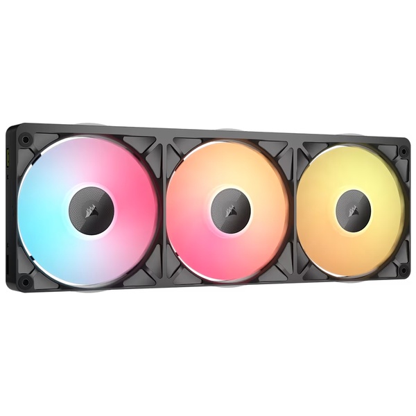 ケースファン iCUE LINK RX360 II Unified Frame RGB Fans Starter Kit Black