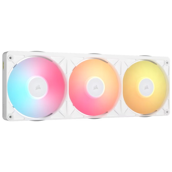 ケースファン iCUE LINK RX360 II Unified Frame RGB Fans Expansion White