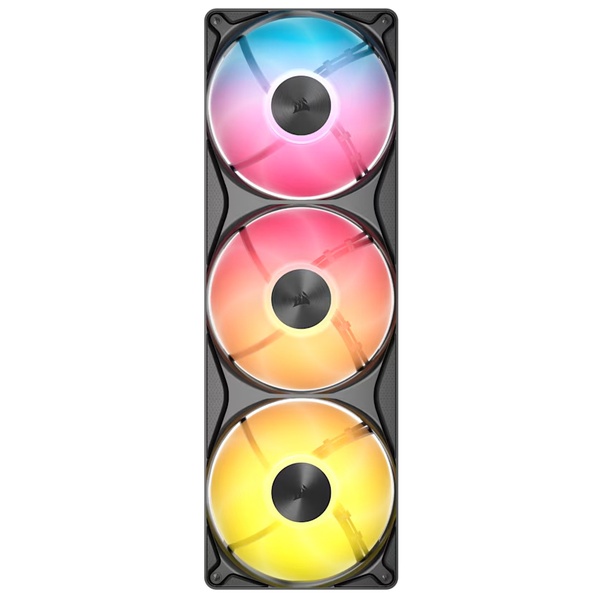 PCケースファン RS360 II Unified Frame ARGB Fans Black