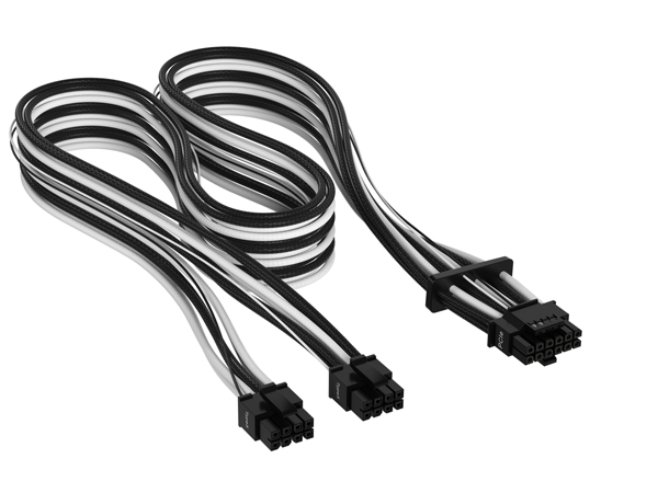 プレミアム電源ケーブルキット Premium Individually Sleeved Type-5 PSU Cables Pro Kit - Black/White