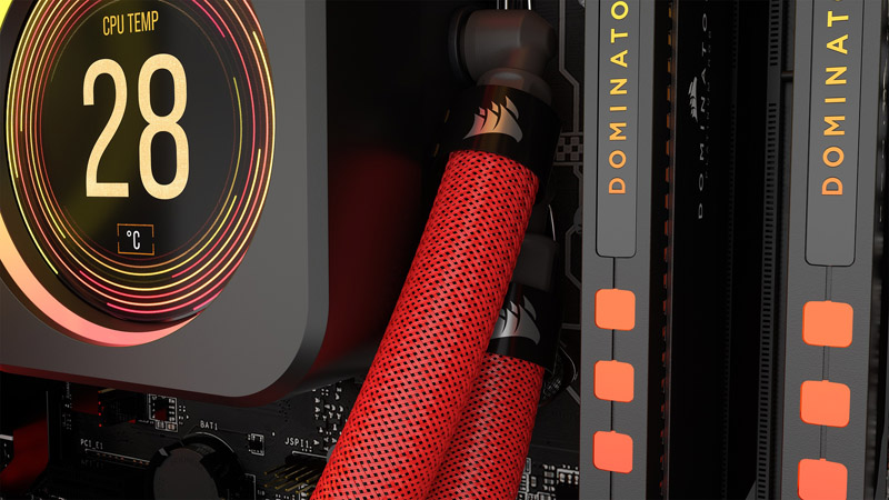 Tubing Sleeving Kit 450mm Red