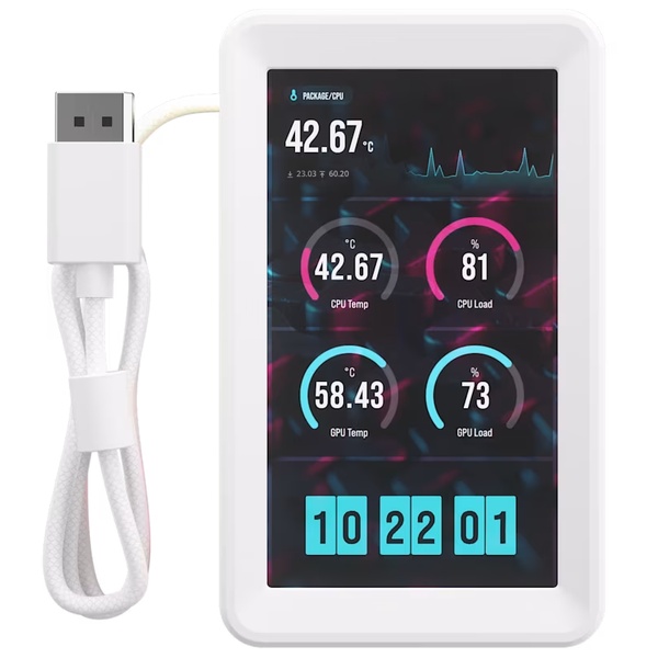 iCUE LINK 5inch LCD Screen Module White
