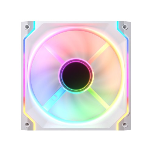 SC140 ARGB White/140mm ARGBケースファン/ホワイト/通常回転モデル/シームレスなデイジーチェーン接続/高耐久HDB採用/インフィニティミラーデザイン