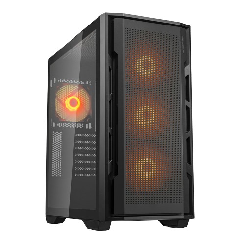 UNIFACE RGB/ミドルタワーケース/ブラック/120mm ARGBファン4基標準搭載/最大420mmラジエーター対応/最大9基の120mmファン搭載可能/最長400mmのGPU搭載可能