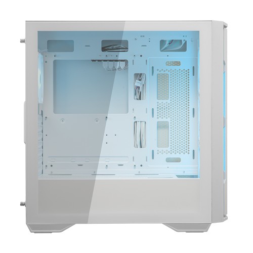 UNIFACE RGB White/ミドルタワーケース/ホワイト/120mm ARGBファン4基標準搭載/最大420mmラジエーター対応/最大9基の120mmファン搭載可能/最長400mmのGPU搭載可能