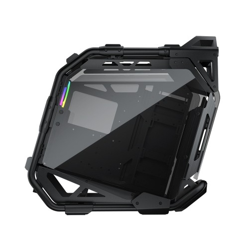 CRATUS/ミドルタワーケース/120mm ARGBファン3基標準搭載/スチールパイプと強化ガラスの巧みな構成
