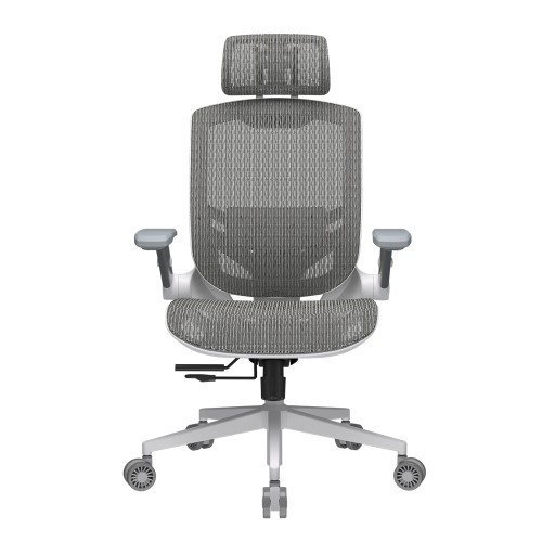 Speeder One White/オフィス用途にも適したゲーミングチェア普及版/ホワイトカラー/レーシングカーにインスパイアされたデザイン/エルゴノミクス設計/メッシュ素材採用