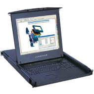 CyberViu-Standard(19inch KVM8ポート タッチパッドマウス)