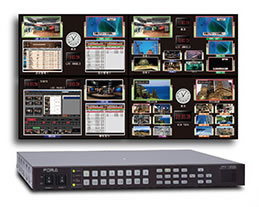 マルチビューワープロセッサー 12画面分割表示装置