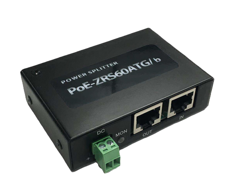 PoE受電給電パワースプリッタ