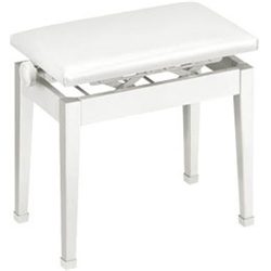 デジタルピアノ・キーボード用高低自在イス ホワイト