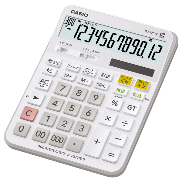 チェック検算電卓 デスクタイプ 12桁