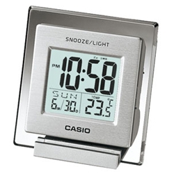 薄型デジタルクロック 温度計付き