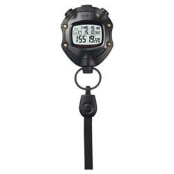 ストップウォッチ サッカー対応 1/1000秒計測 10時間計 5気圧防水