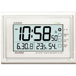 電波壁掛け時計 常時点灯