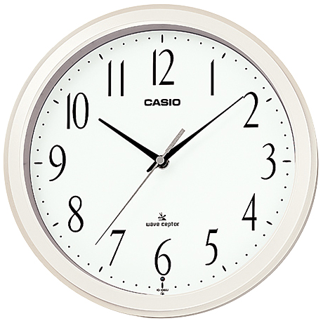 電波壁掛け時計 プラ枠