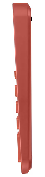 デザイン電卓 カラフル ブリックレッド