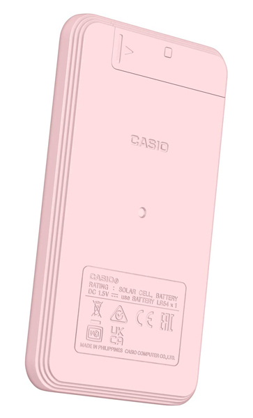 デザイン電卓 カラフル ライトピンク