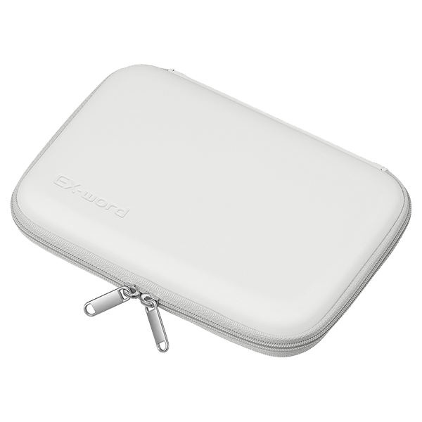 電子辞書用セミハードカバータイプケース（ホワイト）