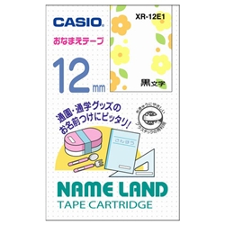 ネームランド用おなまえテープ 12mm 花柄