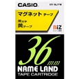 ネームランド用マグネットテープ 36mm 黄/黒文字