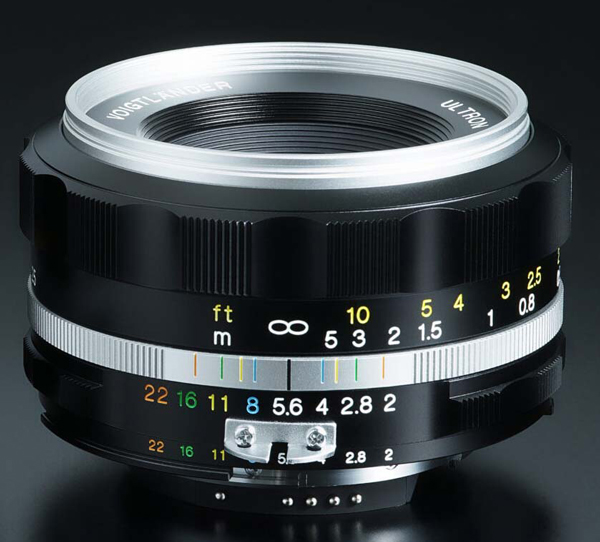 Voigtlander ULTRON 40mm F2 SL IIS Aspherical ニコンFマウント シルバーリム