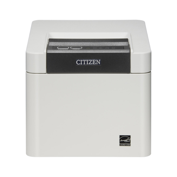 コンパクトラインサーマルプリンター(XMLデータ対応、印刷速度350mm/秒、用紙幅58/80mm、有線LAN+無線LAN +USBホスト(1ポート)/IF、ホワイト)