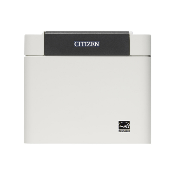 コンパクトラインサーマルプリンター(XMLデータ対応、印刷速度350mm/秒、用紙幅58/80mm、有線LAN+無線LAN +USBホスト(1ポート)/IF、ホワイト)