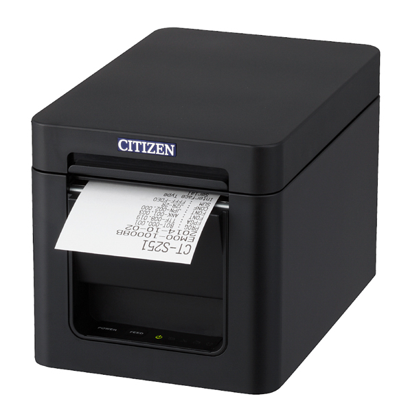 コンパクトラインサーマルプリンター（XMLデータ対応、印刷速度300mm/秒、用紙幅58mm、有線LAN＋無線LAN＋USBホスト（1ポート）I/F、ブラック）