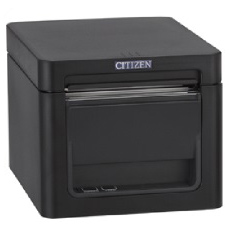 コンパクトラインサーマルプリンター（印刷速度300mm/秒、用紙幅58/80mm、オートカッター付、有線LAN＋USB I/F、ブラック、用紙セーブ機能、多階調印刷）
