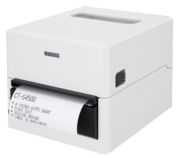 コンパクトラインサーマルプリンター 用紙幅112mm、Bluetooth＋USB＋USBホスト（2ポート）I/F 白 ACアダプター外付け