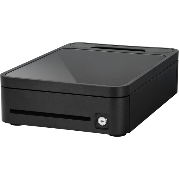 キャッシュドロワー（24V駆動 3札6硬貨 ブラック）