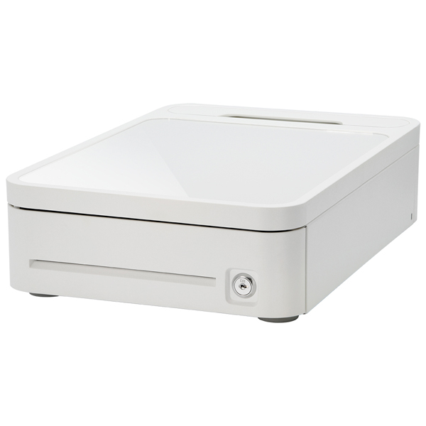 キャッシュドロワー（24V駆動 3札6硬貨 ホワイト）