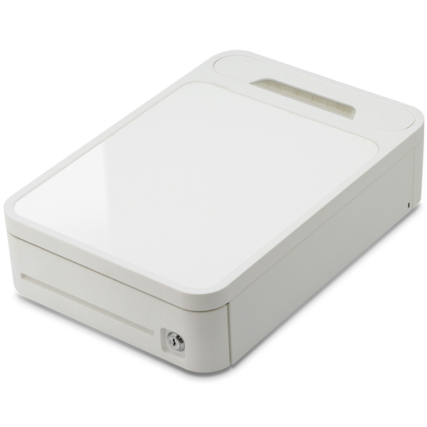 キャッシュドロワー（24V駆動 3札6硬貨 ホワイト）