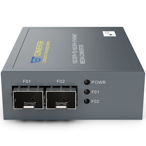 10Gイーサネットメディアコンバータ本体 SFP+ to SFP+ 別途SFP-51シリーズが必要