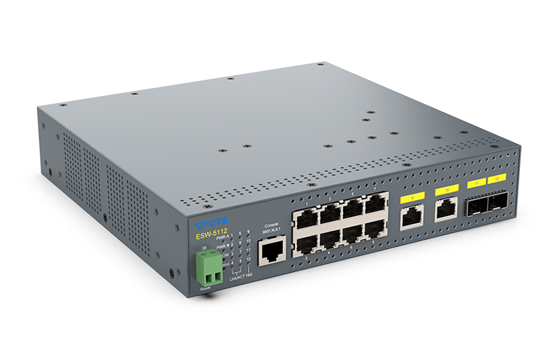 8 x 10/100/1000Base-T RJ-45 + 2 x N BASE-T (100M/1G/2.5G/5G/10G) + 2 x 1/10GBase-R SFP+ 管理機能搭載レイヤ2スイッチ