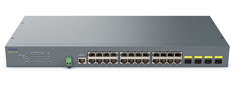 24 x 10/100/1000Base-T RJ-45 + 4 x 1/10GBase-R SFP+ 管理機能搭載レイヤ2スイッチ