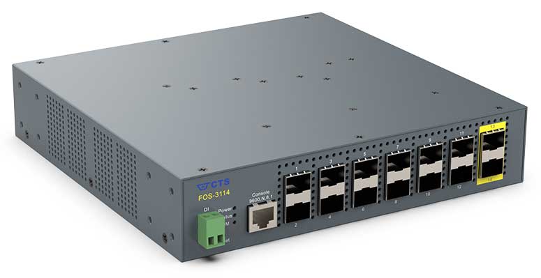 14ポートSFPスロット搭載ギガビットスイッチ