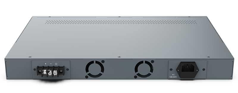 48ポート高密度SFPスロット搭載ギガビットスイッチ
