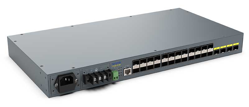 10ギガ対応28ポート高密度SFPスロット搭載スイッチ