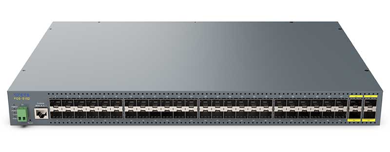 48ポート 100/1000X + 4ポート 1/10G SFP+ 管理機能搭載レイヤ2光ファイバ集約スイッチ