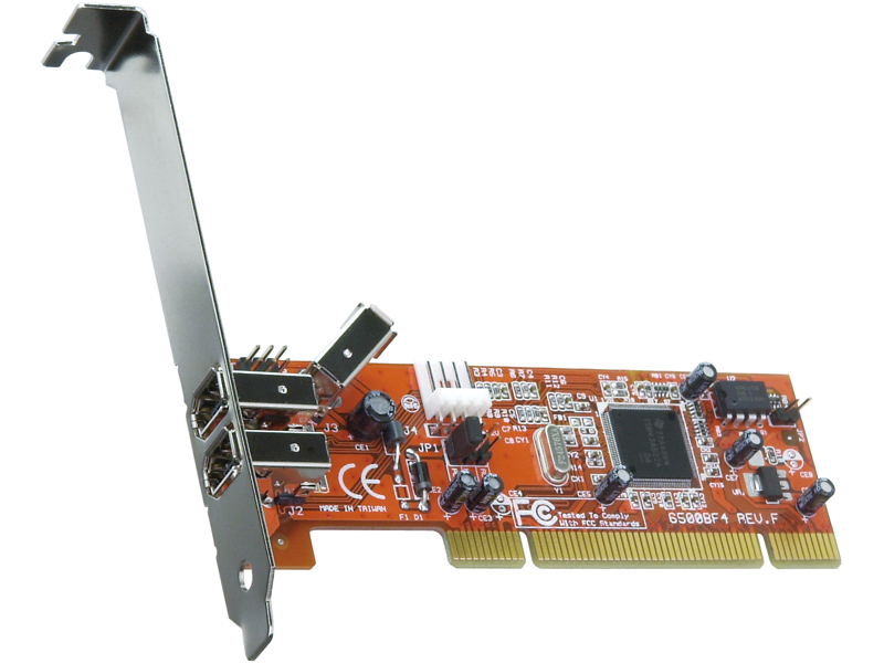 ポートを増やしタイ IEEE1394a 3ポート PCI接続 インターフェイスカード Ver.2