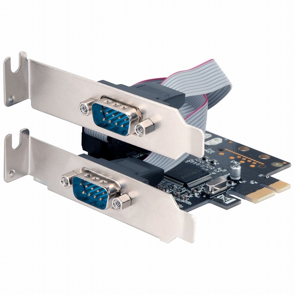 ポートを増やしタイ シリアル2ポート PCI Express ×1接続 インターフェイスカード Ver.3