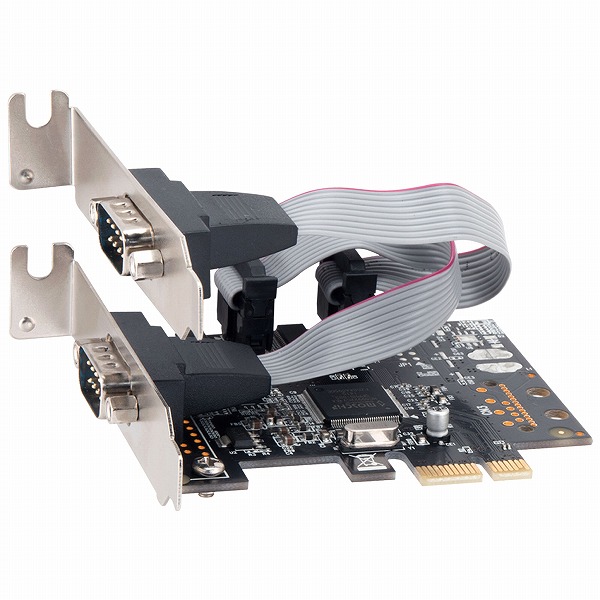 ポートを増やしタイ シリアル2ポート PCI Express ×1接続 インターフェイスカード Ver.3